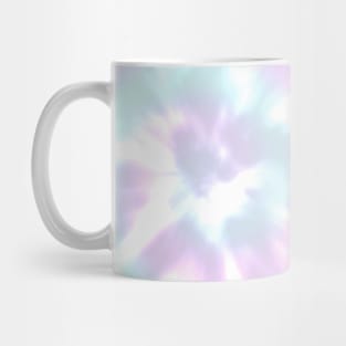 Pastel Rainbow Tie Dye - Aesthetic Pink, Yellow, Lilac, Mauve, Peach and Light Green Mug